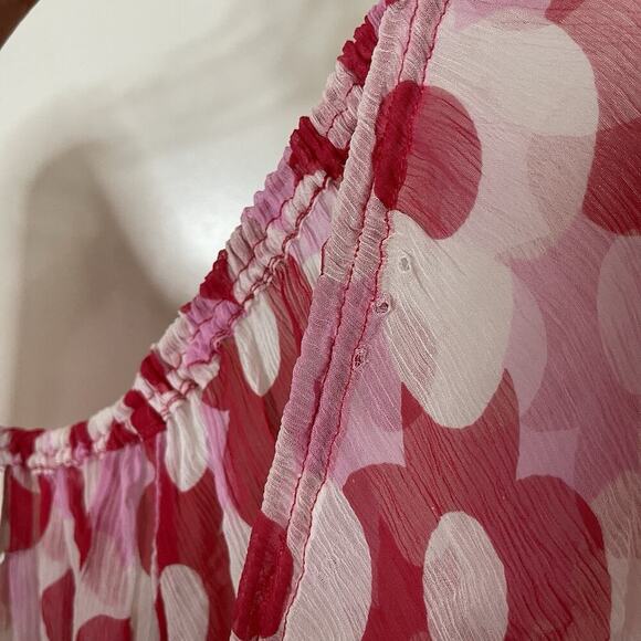 Antik Batik preppy sheer hippie floral fluid bounce dress with tassels Small - Picture 8 of 11